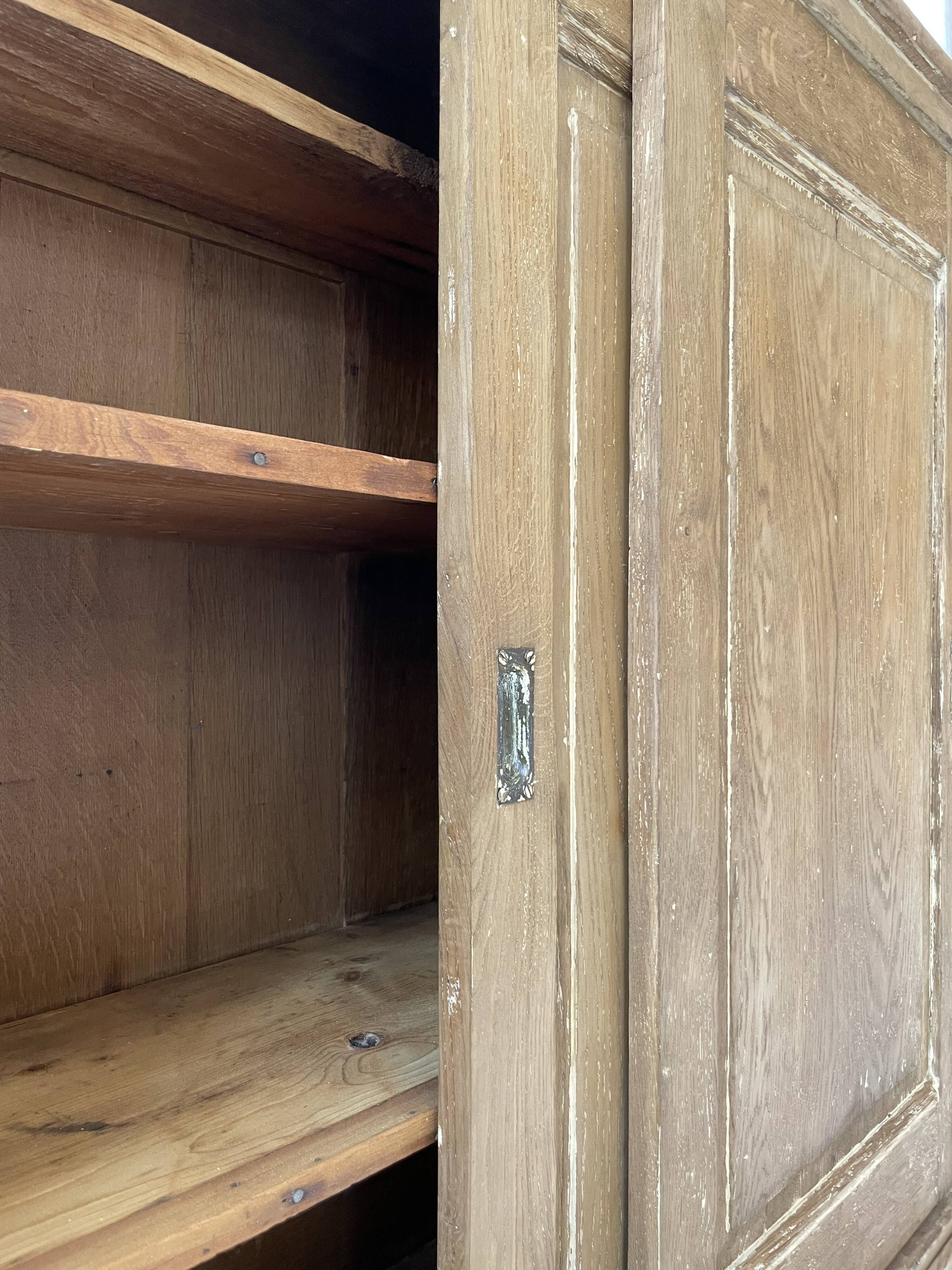 Large row of solid oak loom sliding doors