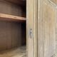 Large row of solid oak loom sliding doors