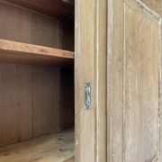 Large row of solid oak loom sliding doors