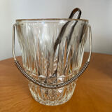 Ice bucket and its vintage tongs 1970