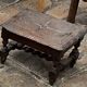 Tabouret de communion vintage