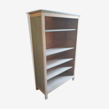 Library furniture with solid beech cornice scandinavian