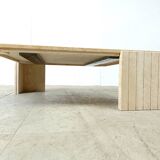 Travertine Coffee Table 1970s, Italy