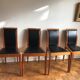 4 scandinavian leather chairs from Tranekær