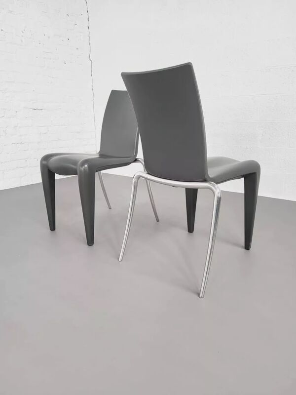 Suite de 6 chaises Louis 20 design années 90 par Philippe Starck pour Vitra