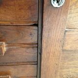 Vintage René Gabriel buffet in oak called disaster victims (reconstruction)