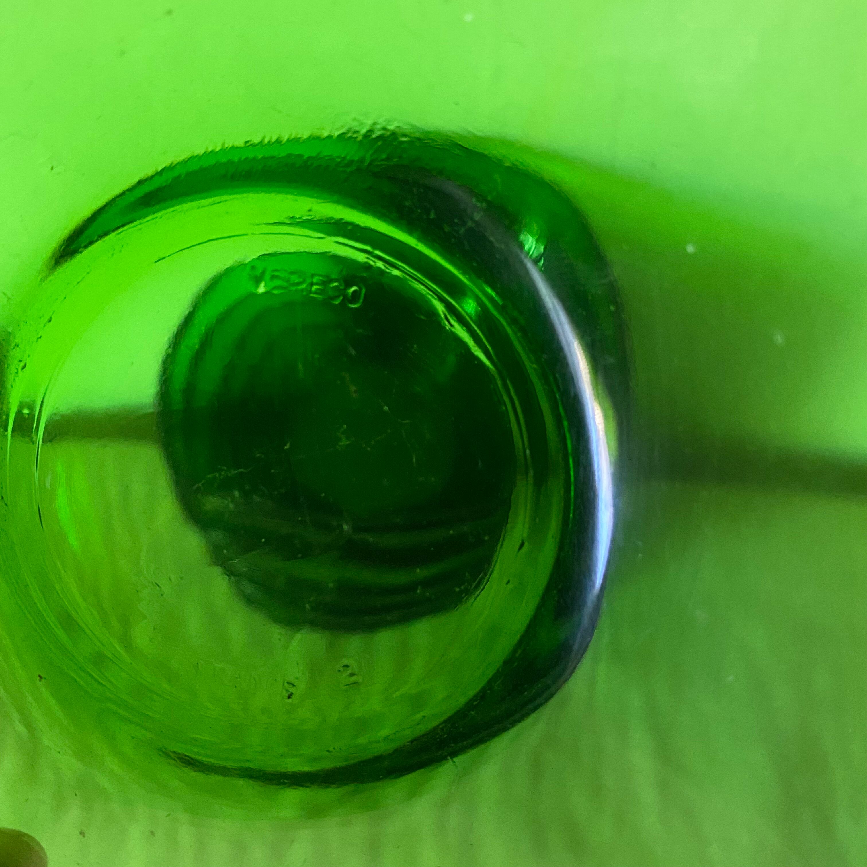 Glass cups vereco 70s