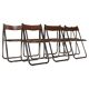 Chaises pliantes Tamara par Arrben ensemble de 7