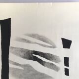 Albin TSAUT, Untitled, 1998. Mixed technique in black signed on the back