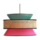 Suspension macaron rose & verte