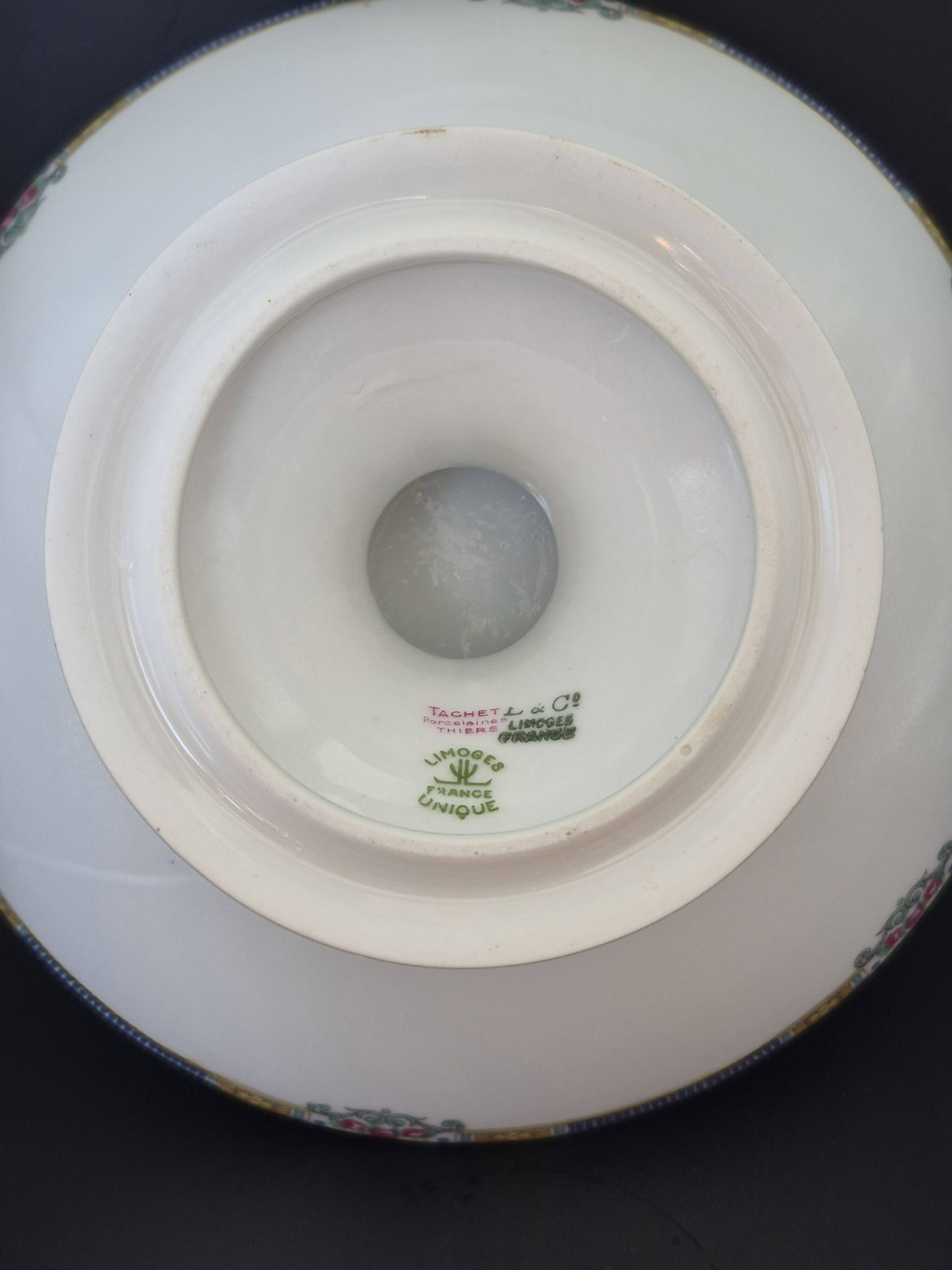 Fine porcelain compote from Limoges Bernardaud & Cie – Art Deco – A712
