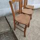 Lot de chaises bistrot