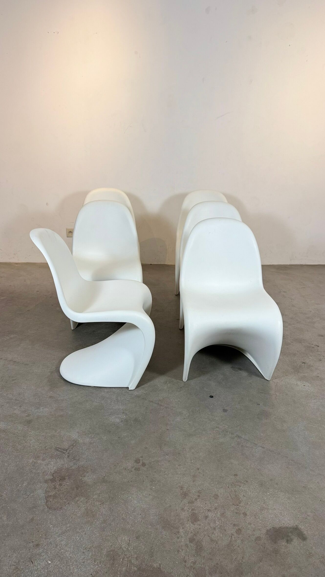6 original Panton chairs - Vitra Edition (2010)