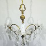 3-light bronze chandelier