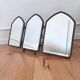 Art Deco tri-fold boudoir vanity mirror, English, 1920s