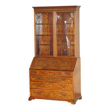 Bibliothèque Bureau Sheraton Revival Antique vers 1840