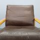 1970s L. Olsen & Søn Pair of Armchairs in Oak and Leather, Denmark