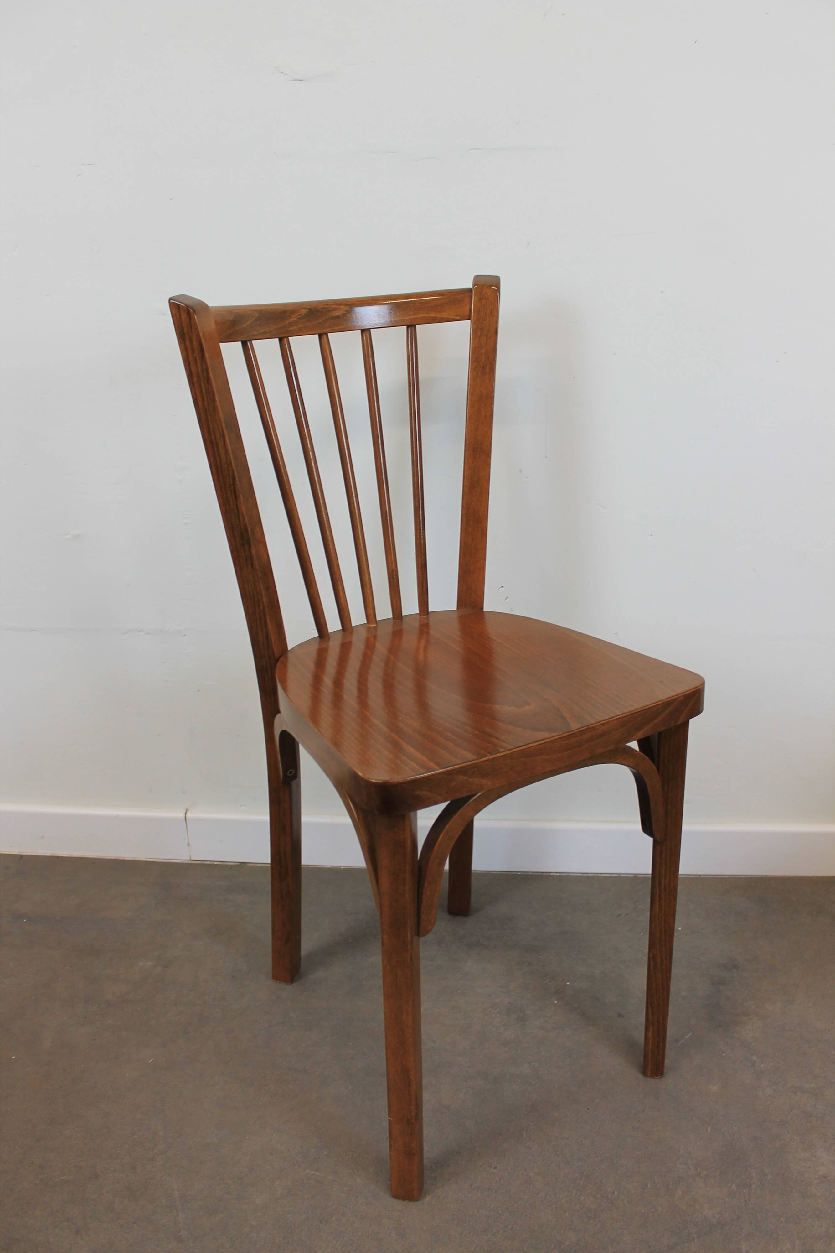 Set de 4 chaises bistrot Baumann n°56