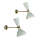 Pair of Italian design wall lights from the 1950s