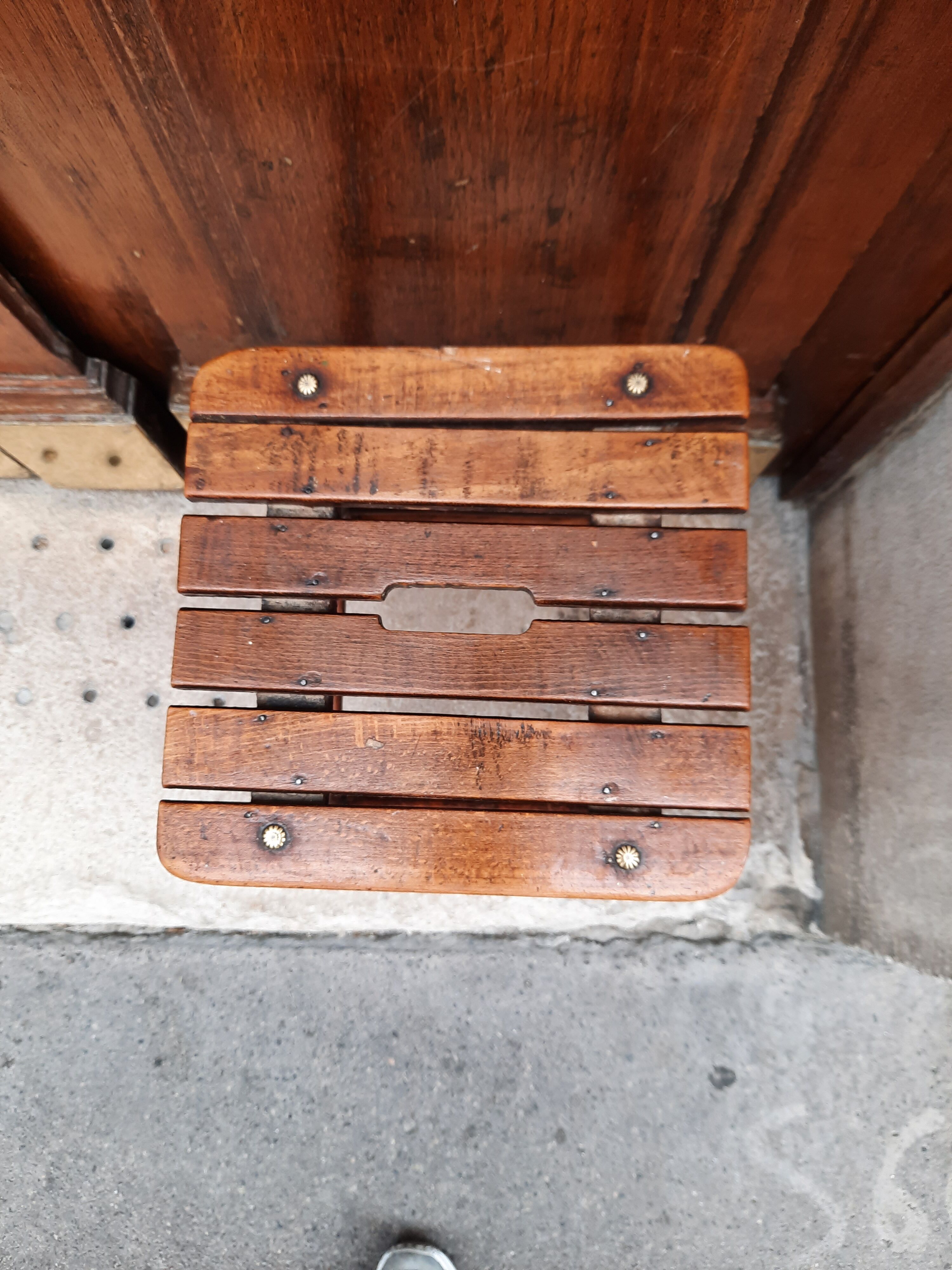 Old workshop stool