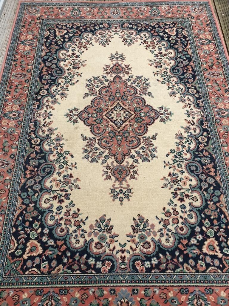 Vintage carpet oriental pattern L233X160