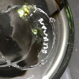 Signed glass ice bucket