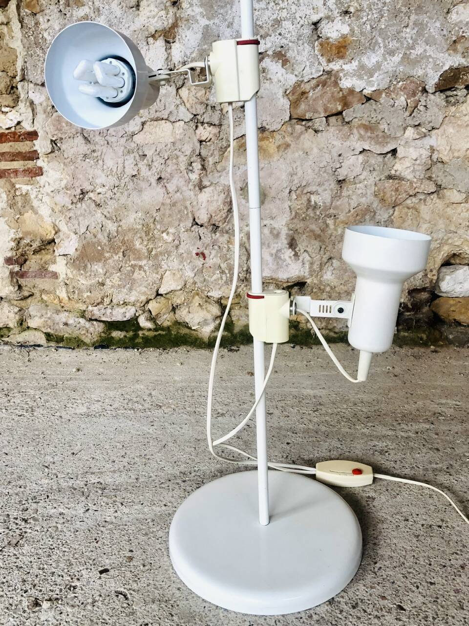 Vintage adjustable floor lamp by Vrieland design, Circa 70's/80's