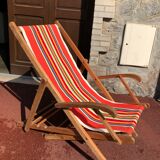 Chilienne transat vintage rayures