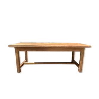 Farm table raw wood 200 cm