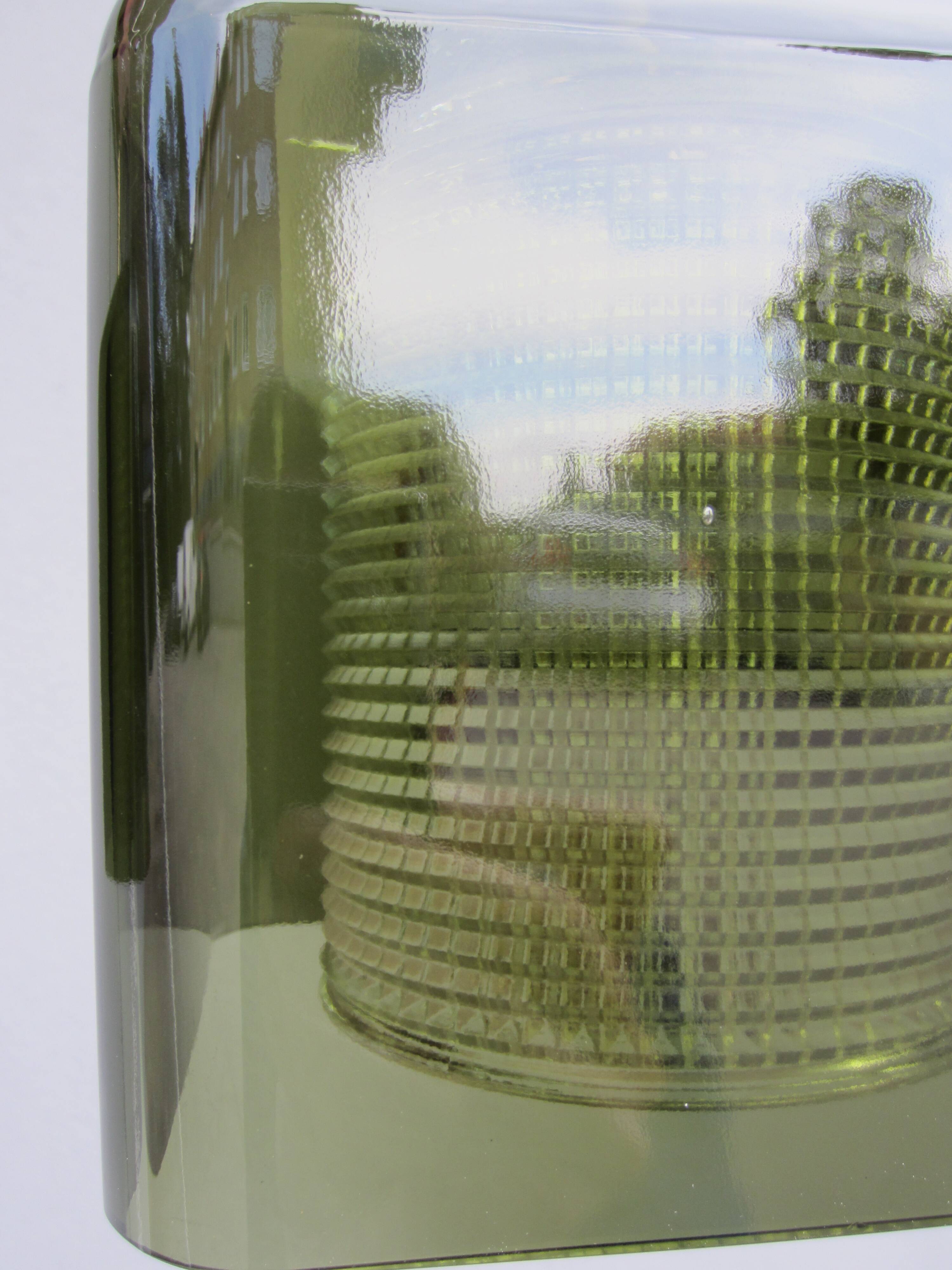 Scandinavian glass pendant lamp Carl Fagerlund for Orrefors