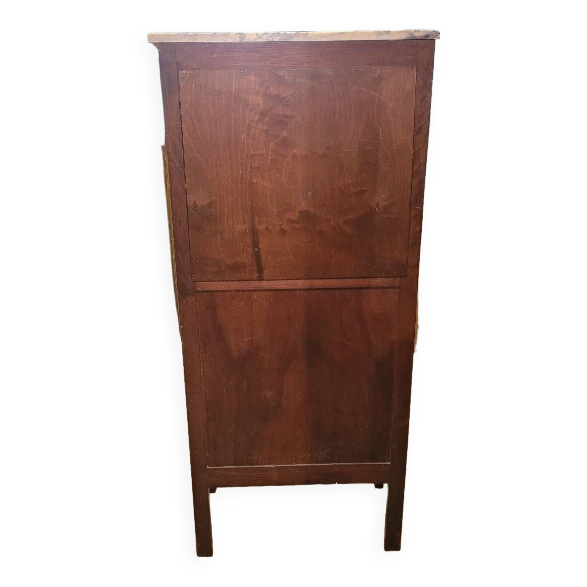 Louis XV style display case in marquetry