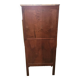 Louis XV style display case in marquetry