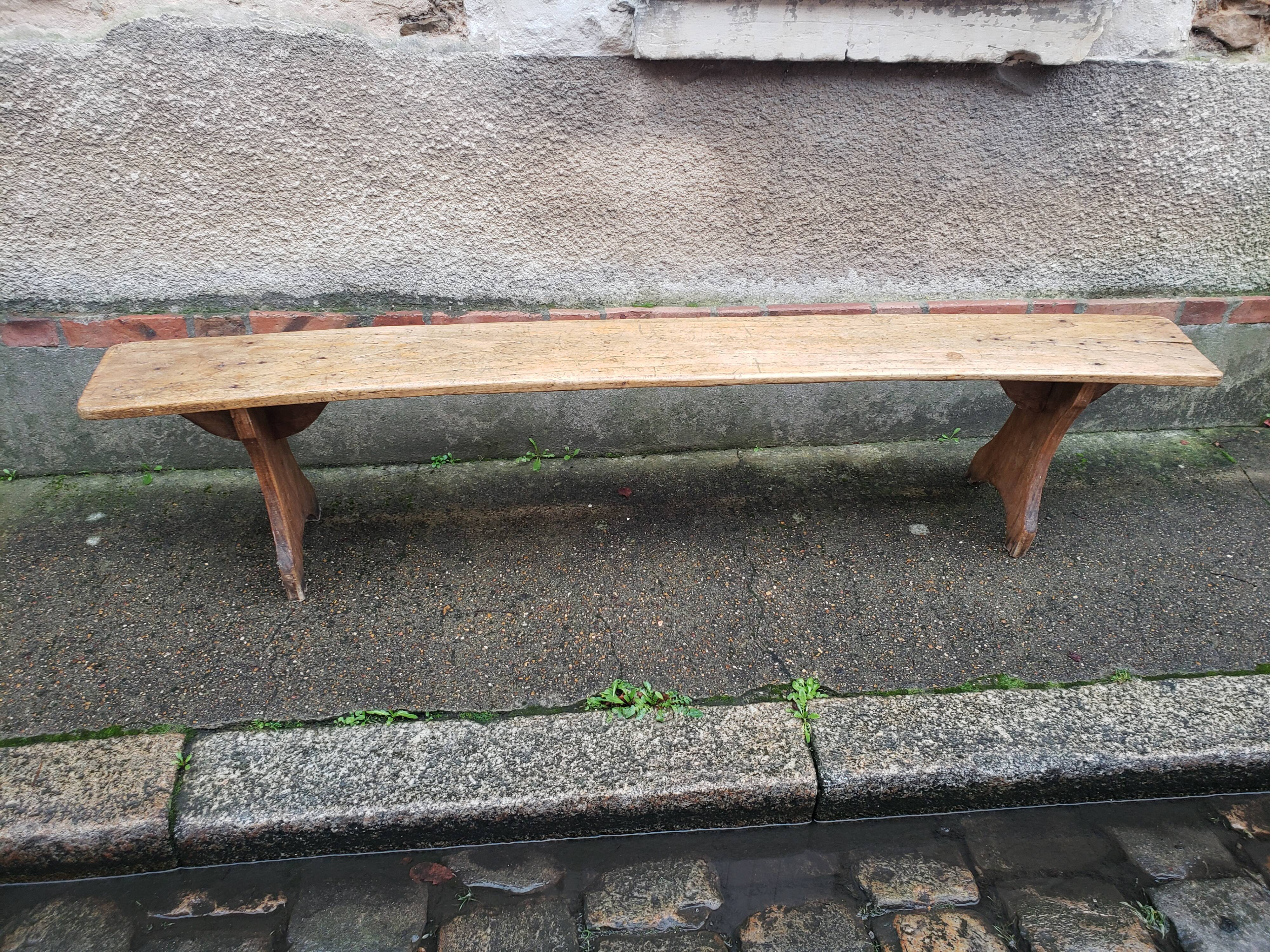 Wooden farm bench "perch"