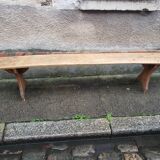 Wooden farm bench "perch"