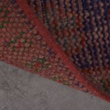 Vintage Turkish Oushak Rug Handwoven 46x373 cm