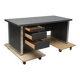 Karl-Erik Ekselius — Bureau JOC Vetlanda — Modernisme suédois des années 1980 — Laqué W
