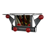 Coat rack perforated sheet metal