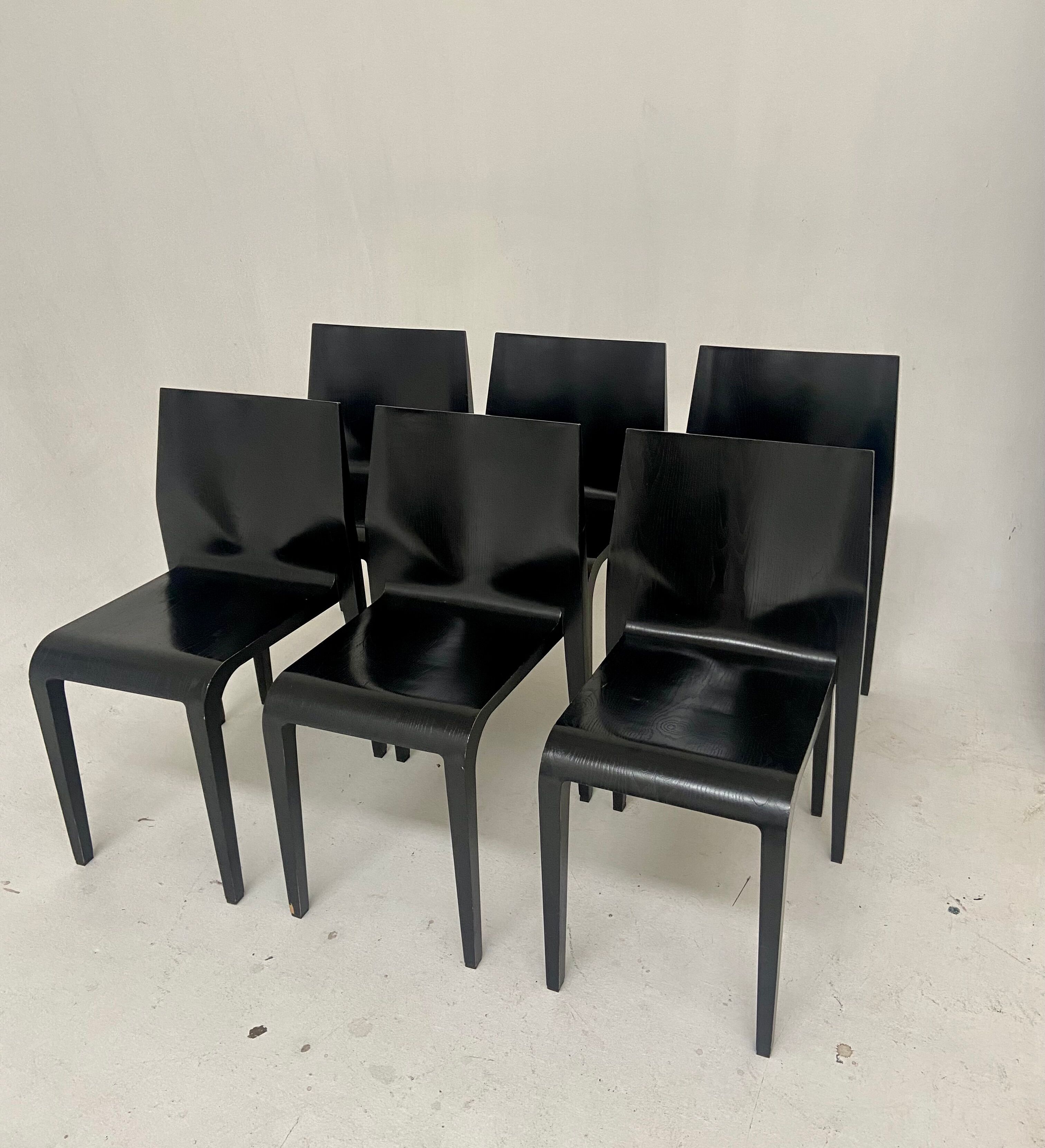 Set of 6 Chairs La Leggera