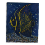Huile sur toile poisson ange
