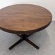 Table ronde de salle à manger extensible Baumann, France vers 1970