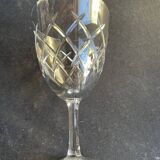 6 water glasses - cut crystal – cristalleries royales de champagne