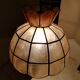 Suspension nacre et laiton 60s