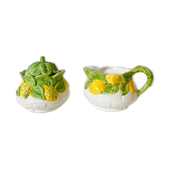 Vintage lemon slurry service, set of 2