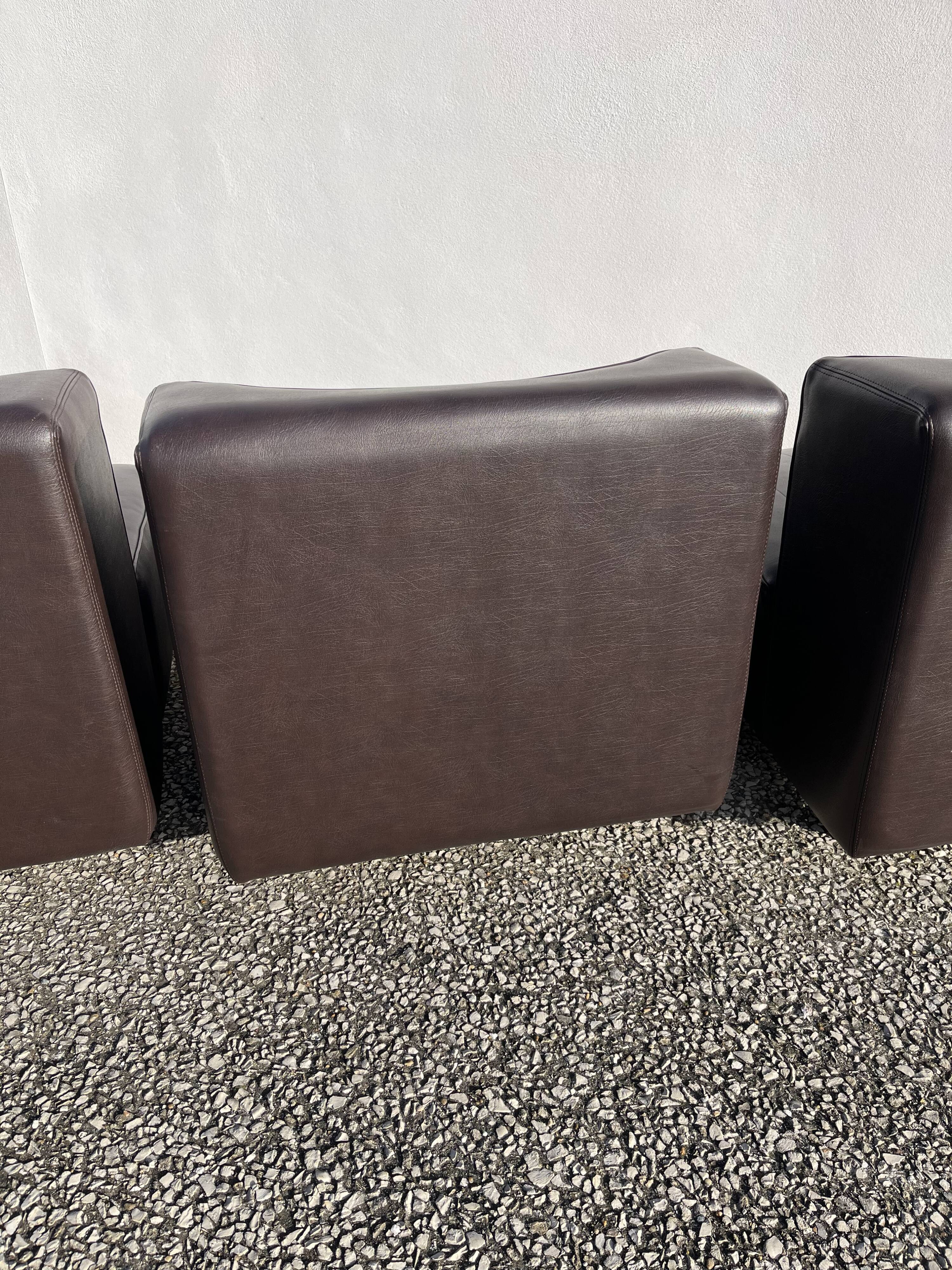 Fauteuils 9000 par Tito Agnoli pour Arflex Italie, années 1969