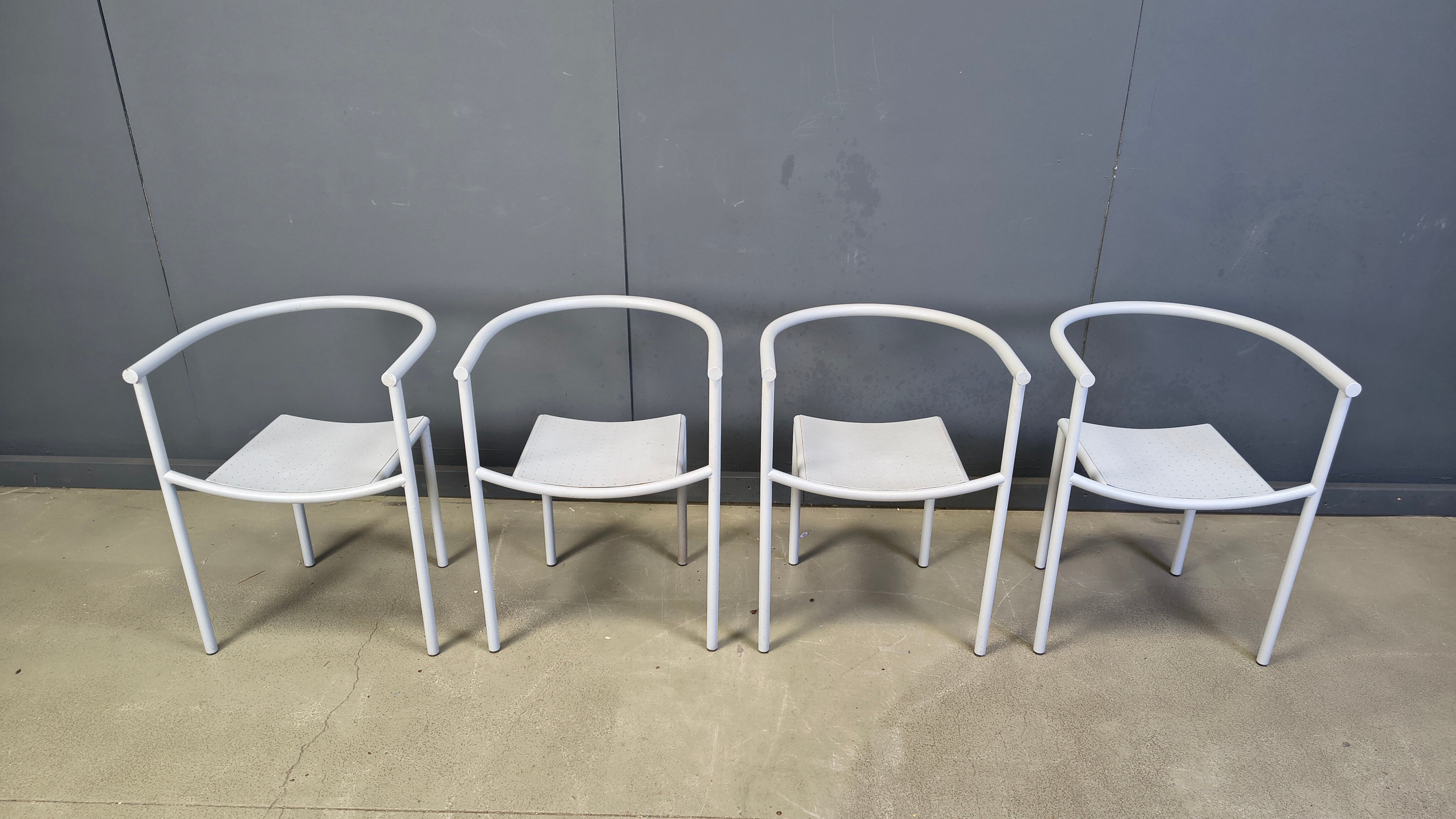 Vintage Von Vogelsang chairs by Starck for Driade, 1980s