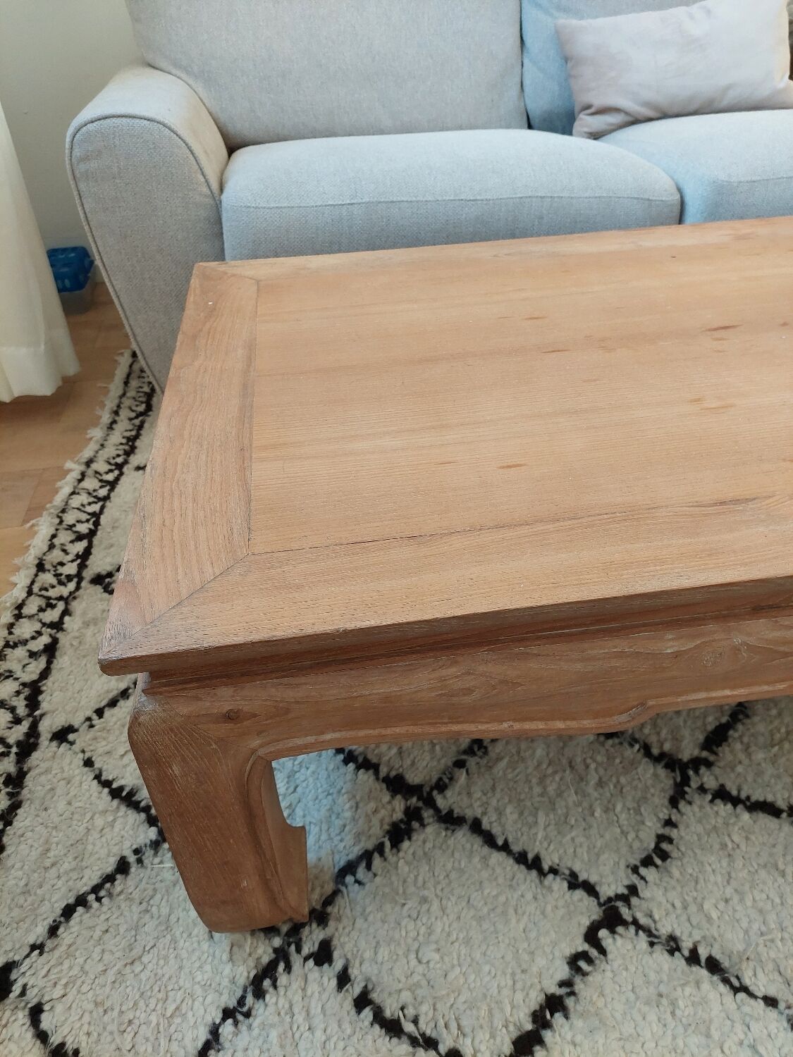 Wooden coffee table