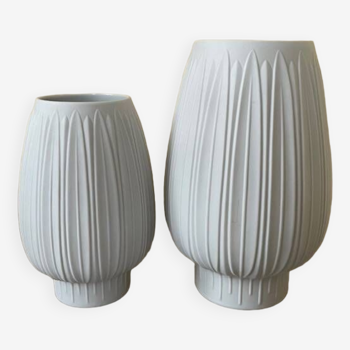 Vases Op Art Heinrich, années 70