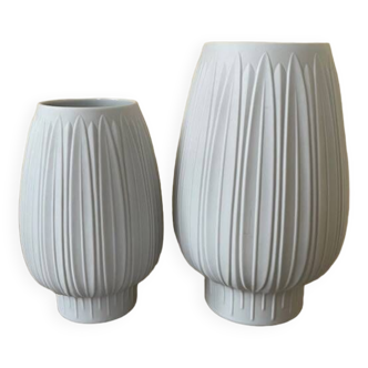 Vases Op Art Heinrich, années 70