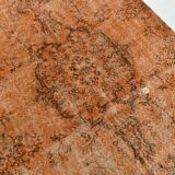 5x9 brunt orange classic turkish rug, 151x266cm