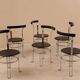 Tubular chairs, chrome steel, 1970s